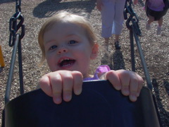 ... and swinging ...